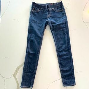 AG Stretchy straight leg elastic waist band